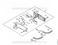 Poignée de commande HS 85 (19.2002) pour Stihl HS 85