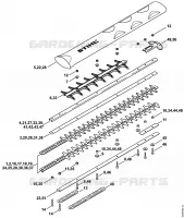Barre de coupe HS 81 pour Stihl HS 81 R