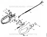 Poignée de commande HS 81 pour Stihl HS 81 R