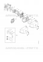 Bride intermédiaire, Filtre à air pour Stihl HS 82 R