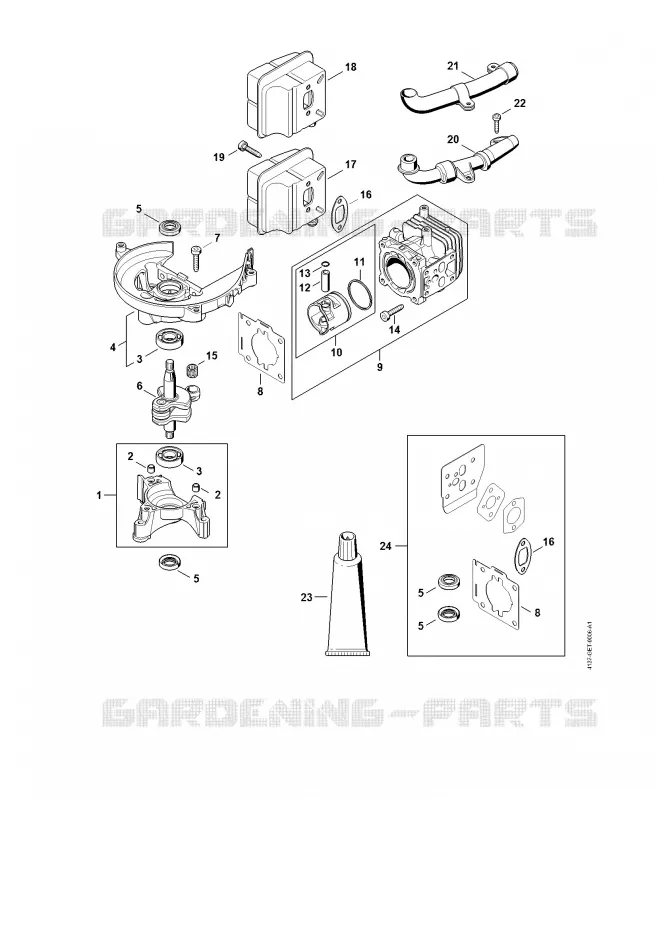 Carter, Cylindre Stihl Taille-haies Taille-haies Taille-haies thermiques HS 82 R  HS 82 R