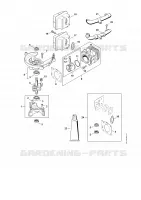 Carter, Cylindre pour Stihl HS 87 R