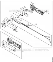 Poignée de commande HS 87 (41.2018) pour Stihl HS 87 R