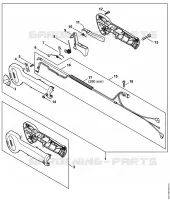 Poignée de commande HS 87 pour Stihl HS 87 R