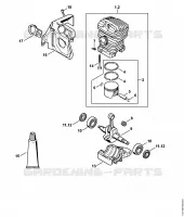 Cylindre pour Stihl MS 290