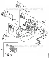 Carter moteur pour Stihl MS 290-Z