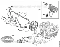 Dispositif d'allumage pour Stihl MS 290-Z