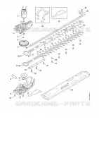Réducteur, Moteur électrique, Barre de coupe pour Stihl HSA 56
