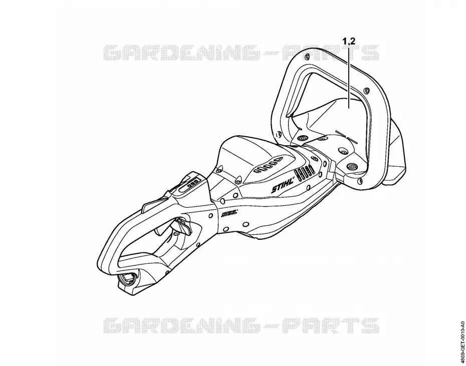 Numéro de machine Stihl Taille-haies Taille-haies Taille-haies à batteries HSA 94 R  HSA 94 R