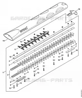 Barre de coupe 750 mm T pour Stihl HSA 94 T
