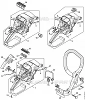 Carter de poignée pour Stihl MS 310
