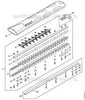 Barre de coupe 600 mm T pour Stihl HSA 130.0 T