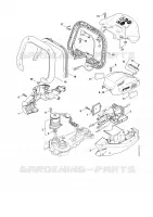 Carter moteur, module électronique pour Stihl HSA 130.0 T