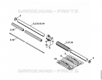 Tube complet pour Stihl HL 75 K