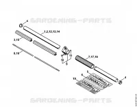 Tube complet pour Stihl HL 75