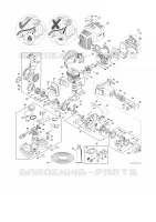 Bloc moteur de Numéro de machine 516095589 pour Stihl HL 91 KC-E