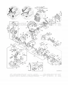 Bloc moteur jusqu'à numéro de machine 514399784 pour Stihl HL 91 KC-E