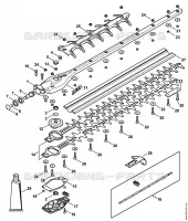 Réducteur 0° 600 mm pour Stihl HL 91 KC-E