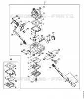 Carburateur WTE 16 pour Stihl MS 311