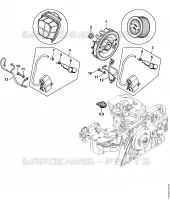 Dispositif d'allumage, Faisceau de câbles pour Stihl MS 311
