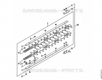 Couteau 0°, 30°, 0°   90° (24.2005) pour Stihl HL 100 K