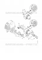 Embrayage, Carter de ventilateur pour Stihl HL 100 K