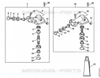 Engrenage d'angle 0°, 30° (24.2005) pour Stihl HL 100 K