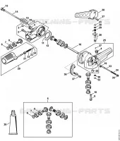 Réducteur de renvoi à angle réglable sur 135° pour Stihl HL 100 K