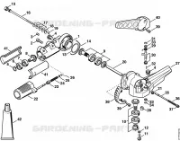 Réducteur de renvoi à angle réglable sur 125° pour Stihl HLE 71 K