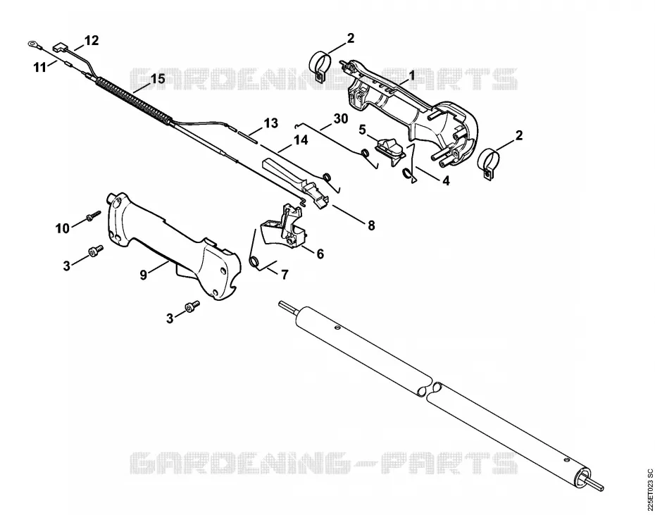 Poignée (24.2002) Stihl Faucheuses Faucheuses FH FH 75  FH 75
