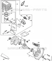 Carter, Cylindre pour Stihl PC 70