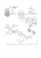 Dispositif d'allumage, Embrayage pour Stihl PC 70