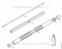 Tube complet PC 70 pour Stihl PC 70