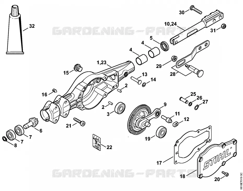 Réducteur Stihl Machines spéciales Machines spéciales Machines spéciales à moteurs PC 70  PC 70