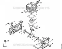 Carter, Cylindre pour Stihl SP 200