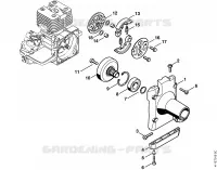 Carter d'accouplement pour Stihl SP 200