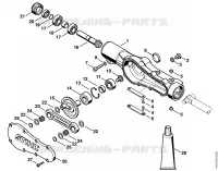 Carter de réducteur pour Stihl SP 200