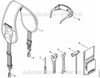 Outils, Accessoires optionnels pour Stihl SP 400