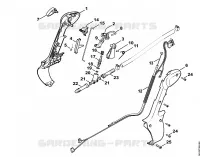 Poignée de commande pour Stihl SR 200-D