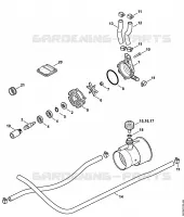 Pompe de dosage pour Stihl SR 200-D