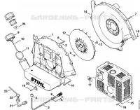 Carter de turbine pour Stihl SR 320