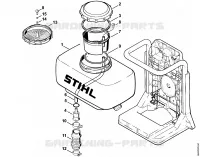 Réservoir pour Stihl SR 320