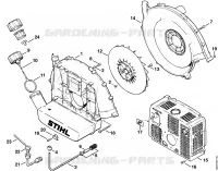 Carter de turbine pour Stihl SR 400