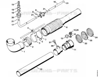 Tuyau souple, Buse ULV pour Stihl SR 400