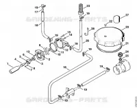 Pompe de dosage pour Stihl SR 340