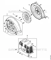 Carter de turbine, Capot pour Stihl SR 430