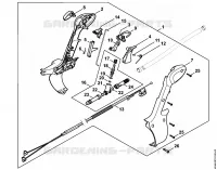 Poignée de commande pour Stihl SR 450