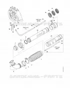 Tube à soufflet, Tube de soufflage pour Stihl SR 450
