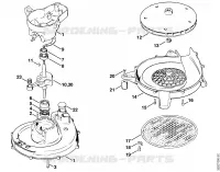 Carter de vilebrequin pour Stihl SG 17 L