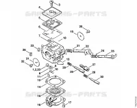 Carburateur C3A S31, C3A S65 pour Stihl MS 360